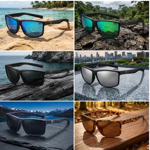 Costaego Men’s Polarized Sunglasses UV400 – Lightweight TR90 Frame Sport Shades with Polycarbonate Lenses for Outdoor Activities
