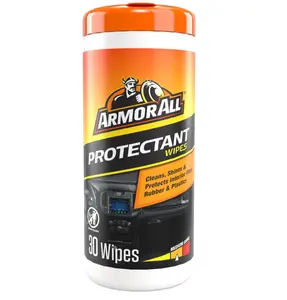 Armor All Original Protectant Wipes, Car Interior Cleaner Wipes with UV Protection to Fight Cracking & Fading, 30 Count