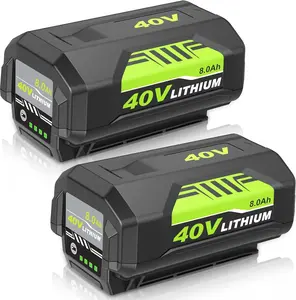 Twin 8.0Ah Batteries for Ryobi 40V OP4040 Tools | All-Day Runtime & Sustained Performance