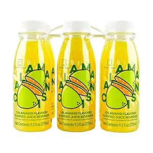 SnackTalk Lime Juice 275ml Pack of 6 - Refreshing Citrus Drink, Perfect for Cocktails and Smoothies