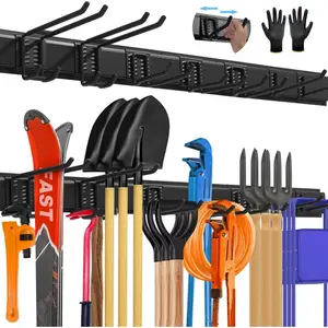 48'' All-Tool Organizer Wall Tool Rack Holds 450 lbs, for, Yard, and Equipment