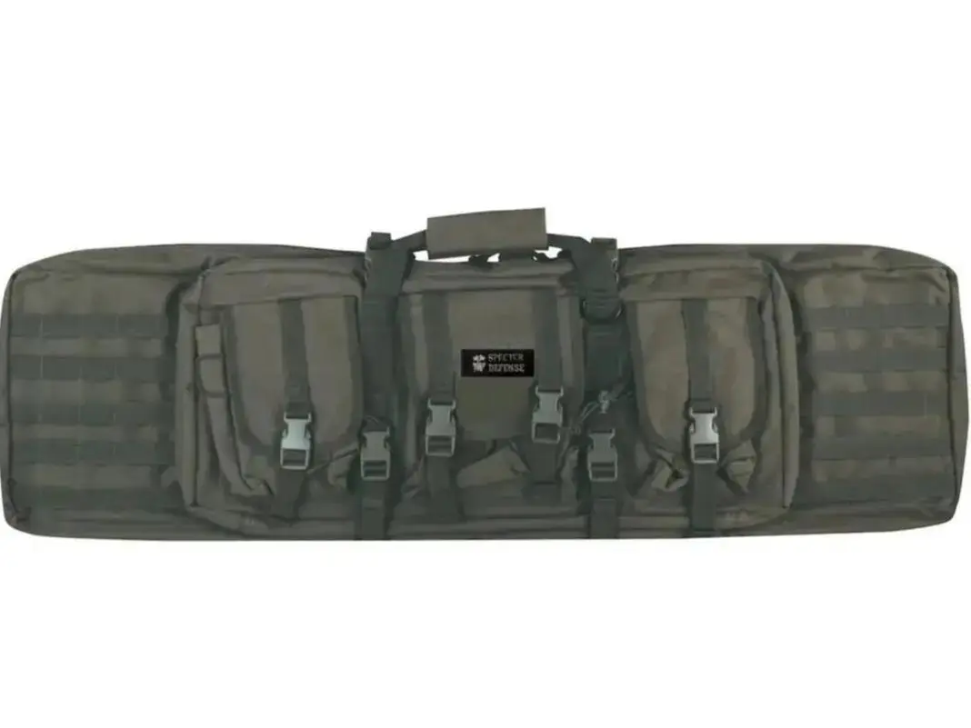 Double Range Outdoor Carry Bag – Heavy-Duty Padded Storage Case with Dual Compartments, Portable Travel Bag for Outdoor Sports, Hunting Gear, Camping Equipment & Tactical Accessories