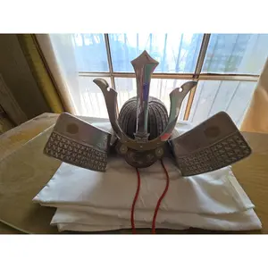 Kabuto Samurai Helmet Masashige Kusunoki Takaoka Handcraft Made in Japan w/mat