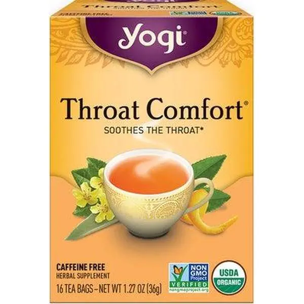 YOGI TEA Throat Comfort Tea 16 BAG YOGI TEA Throat Comfort Tea 16 BAG