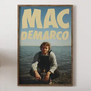 Mac Demarco Poster Apartment Decor, Vintage Printable Wall Art