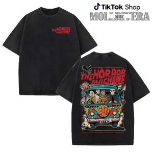 Horror Van Road Trip Graphic Tee - Funny Retro Scary Characters Shirt