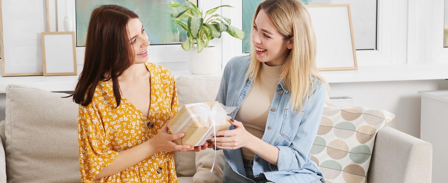 3-Tier Bamboo Succulent Planter Set - Aesthetic Desk Plant Stand Gift with 3 Ceramic Pots