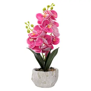 Butterfly Orchid Artificial Flower Decoration Round