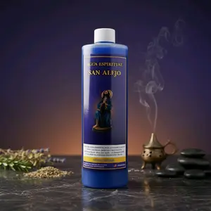 Spiritual Water Saint Alex 16 oz Eco-Friendly Protection Guidance Beverage for Prayers Rituals and Ceremonies