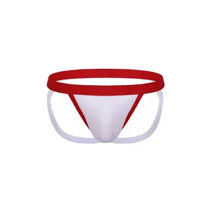 Cotton Ringer Jockstrap | Red