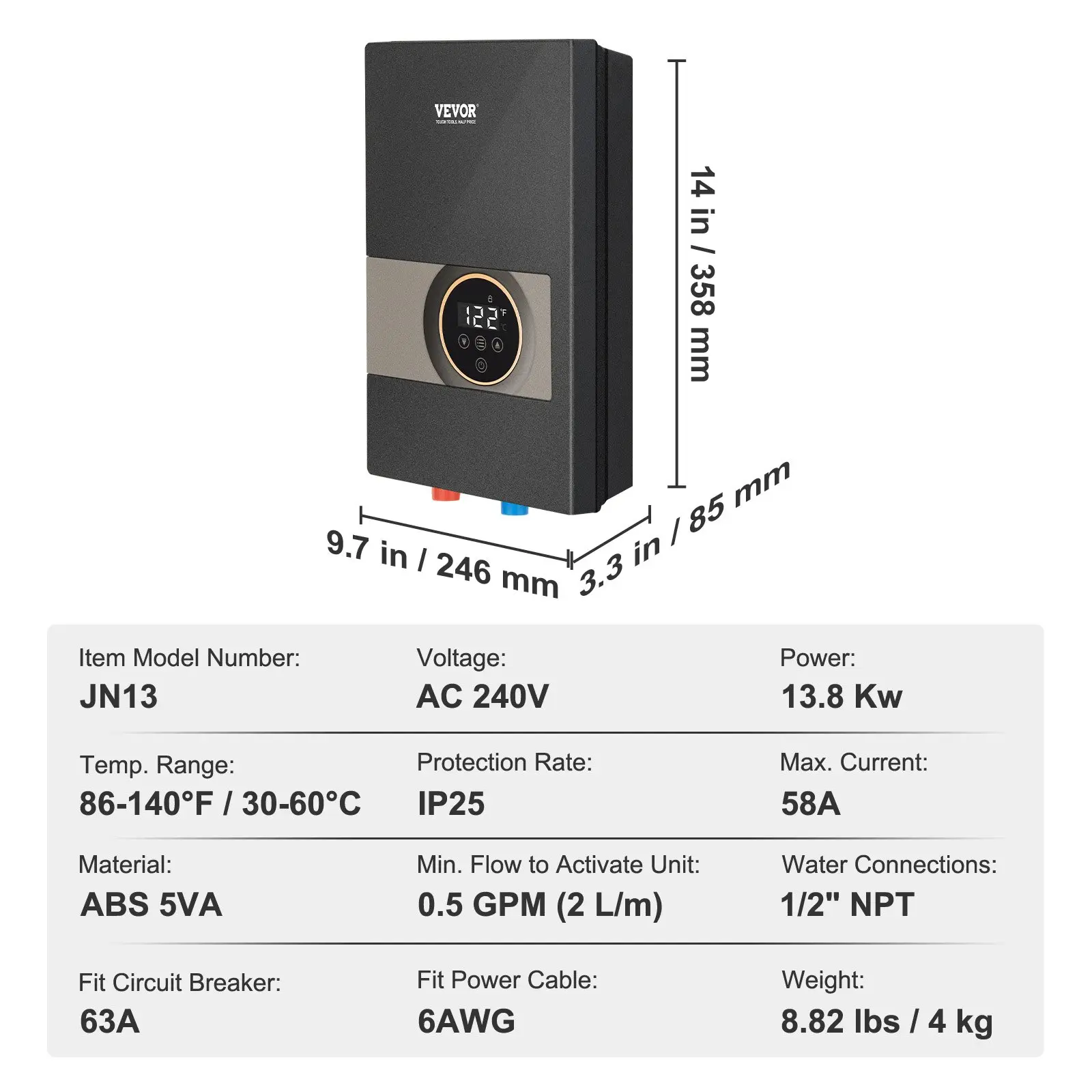 13.8 KW