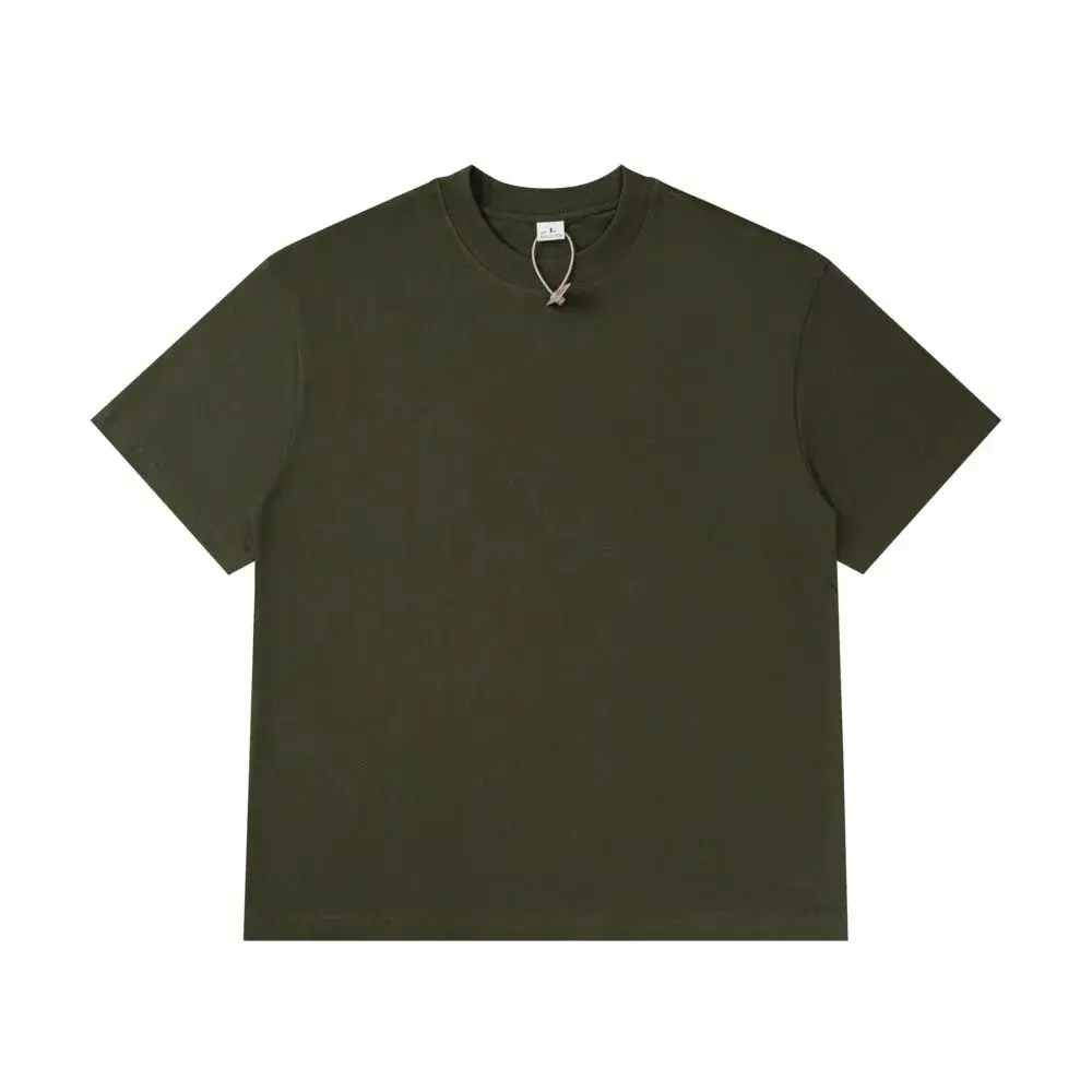 Luxury Blank 100% Cotton Olive Green T-Shirt – Comfortable & Stylish Casual Wear