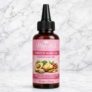 MajestiQ Body Oil with Avocado, Rosehip, Almond & Vitamin E – 50ml