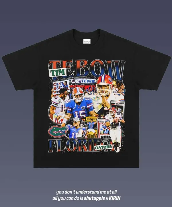 [Sale Up To 40%] TIM TEBOW 1.0 GRAPHIC TEE, CREWNECK COTTON MADE IN USA, UNISEX SHIRT GIFT FOR FANS