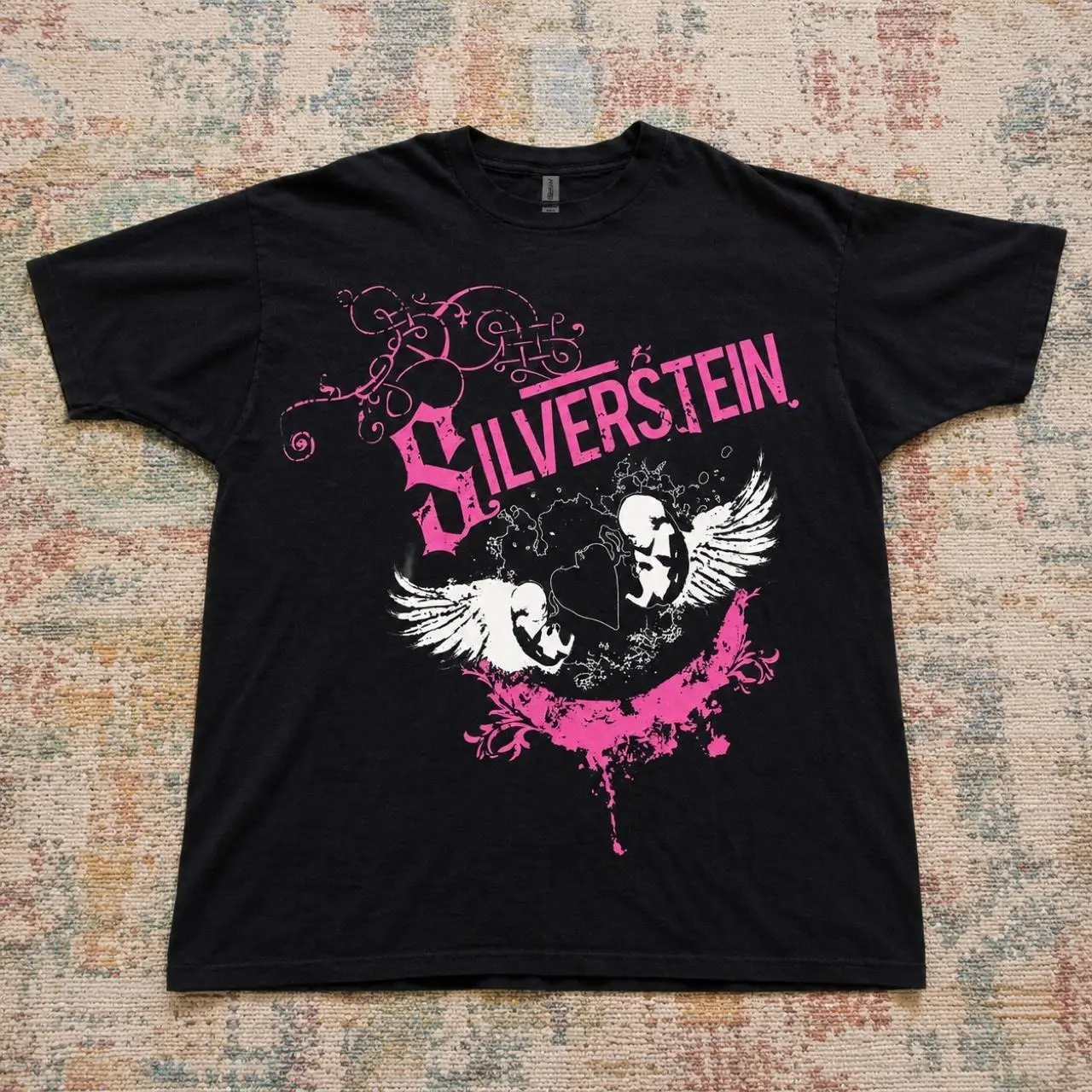 Silverstein Graphic T Shirt Gildan Reprint Unisex Emo Band Tee, Cotton Unisex T-shirt, Gift For Fan