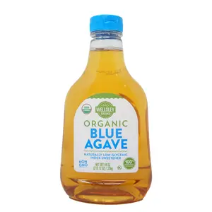 Wellsley Farms Organic Blue Agave Sweetener 44 oz – Natural Low-Glycemic Sugar Alternative