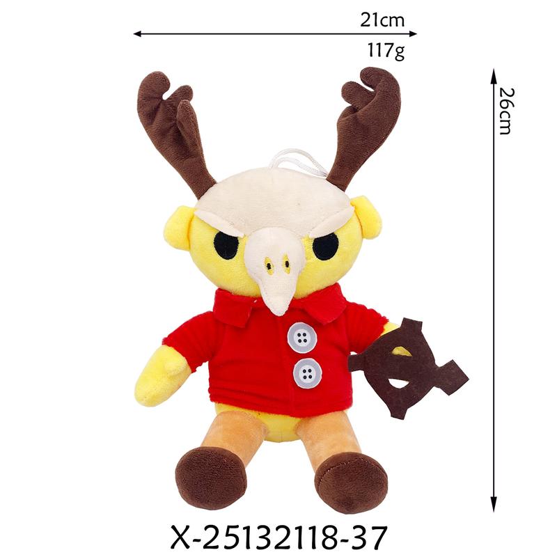 99 Nights Plush, 99 Nights Deer Monster Stuffed Animal 14.2 Inches, Halloween, Easter, Birthday Surprise Gifts for Boys, Girls, and Game Fans