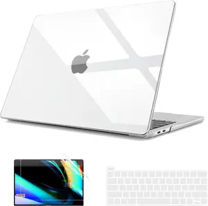 Compatible with MacBook Pro 16 inch Case 2020 2019 Release A2141, Clear Plastic Laptop Hard Shell Case Cover with Keyboard Cover & Screen Protector for MacBook Pro 16 with Touch Bar & Touch ID