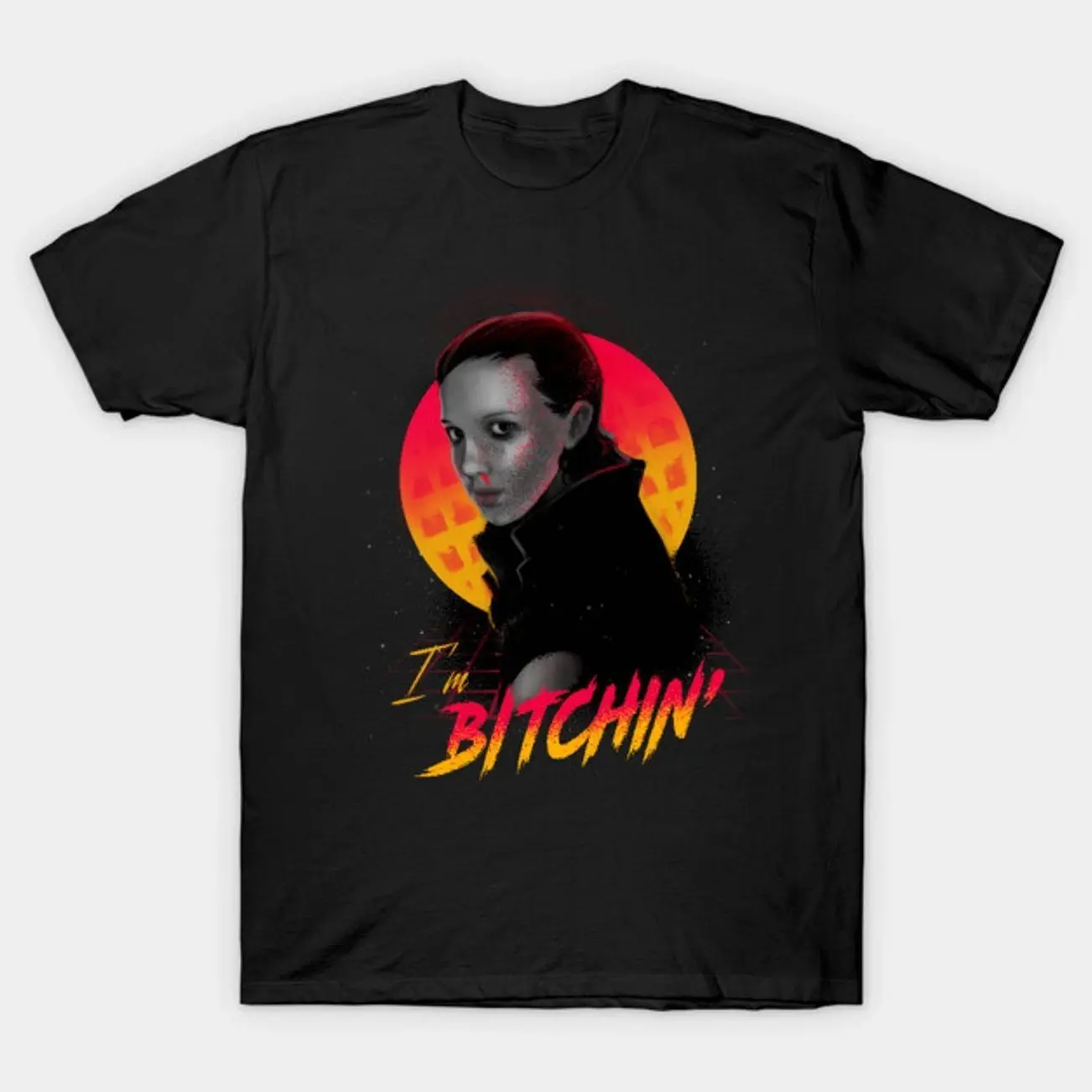 Bitchin' - Eleven Stranger Things Cast Graphic T-Shirt, Vintage Pop Culture Tee, Gift for Fans & Friends