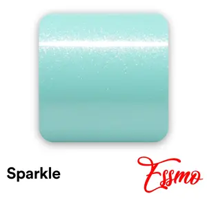 Sparkle Teal Gloss Glitter Vinyl Wrap