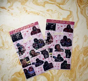 Case Oh Hearts Holographic Stickers Sheet