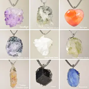 [No.N001-N009]Unique handmade crystal necklace