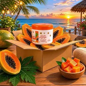 Papaya Lotion - Hydrating Daily Moisturizer for All Skin Types Moisture Moisturizing Hydrate Djoune Felix 300ml