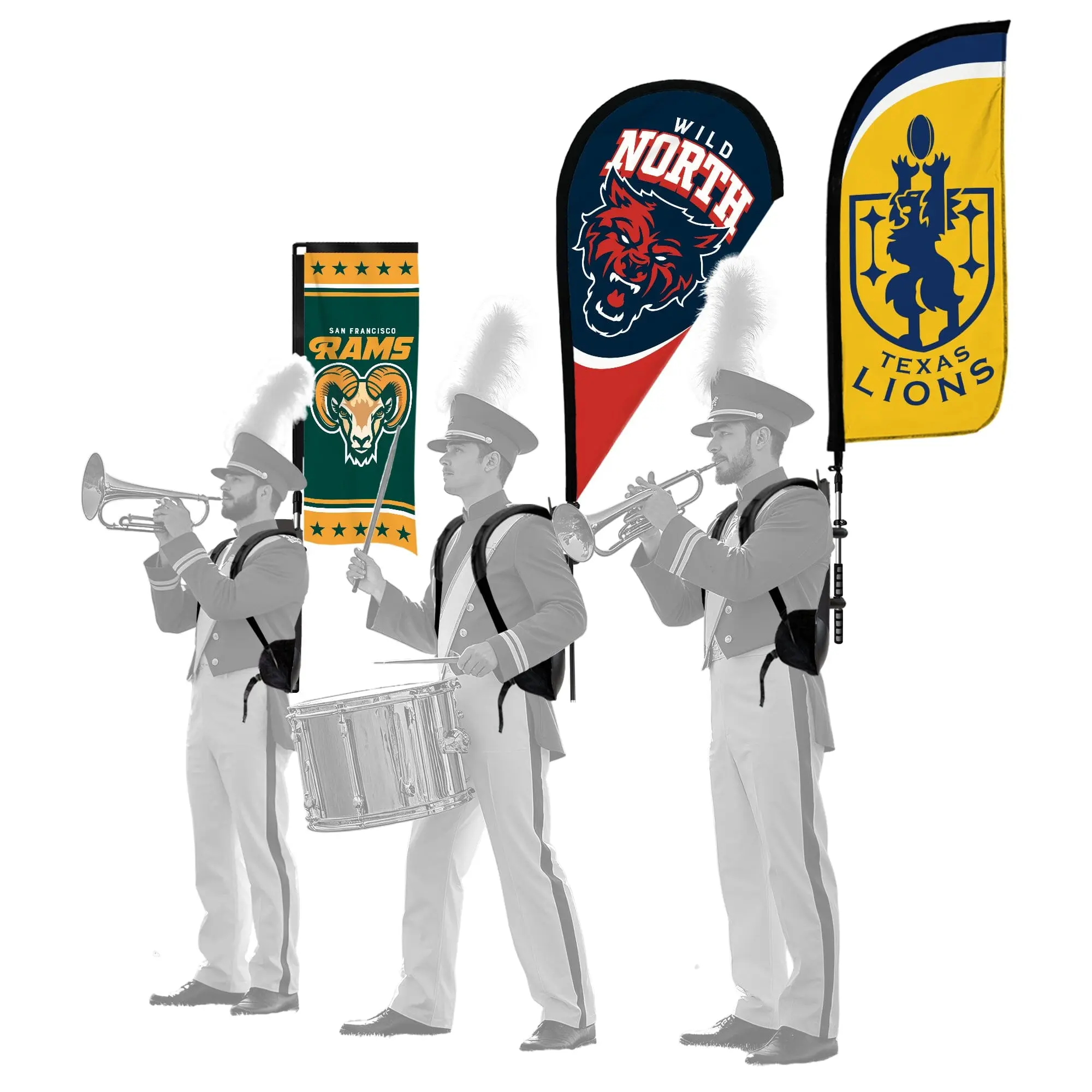 Custom Backpack Flag Kit