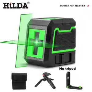 HILDA Laser Level 360 Self Leveling, Green 360° Cross Line Laser