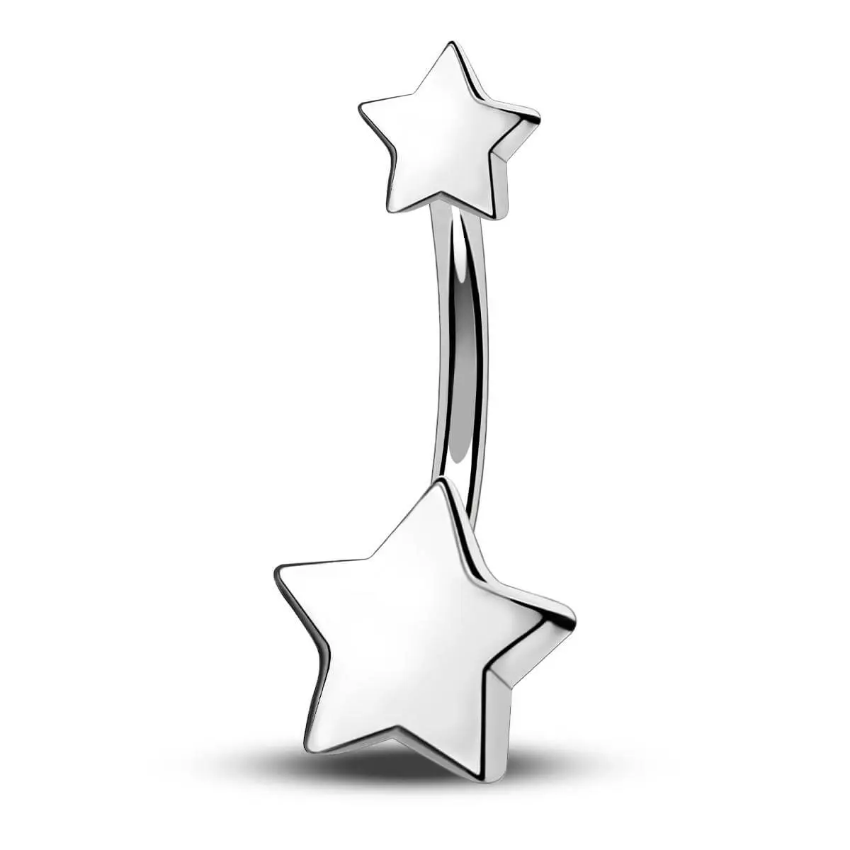 Oufer 14G Titanium Star Top Internally Threaded Belly Button Rings Oufer 14G Titanium Star Top Internally Threaded Belly Button Rings
