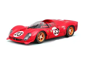 Ferrari 330 P4 #23 Winner 1967 24h Daytona (Ferrari Racing) Diecast 1:24 Scale Model - Bburago 26310