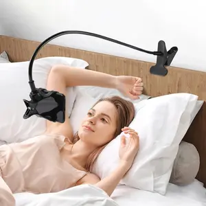 Extra Long Arm Bed Desk Lazy Portable Phone Holder Mount Stand 360 Flexible Universal