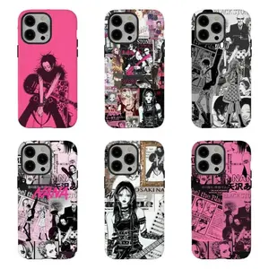 Girly Rock Phone Case , Pink Guitarist Illustration Case, For iPhone 17 Pro Max 16 15 14 13 12 11 for Samsung S21 S22 S23 S24 S25 Phone Case,The gift for her/him,Phone Accessories