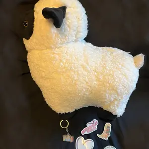 Latte keepsake bundle plushie, keychain, and stickers (books not included)