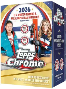 2026 Topps Chrome U.S. Olympics 7-Pack Blaster Box