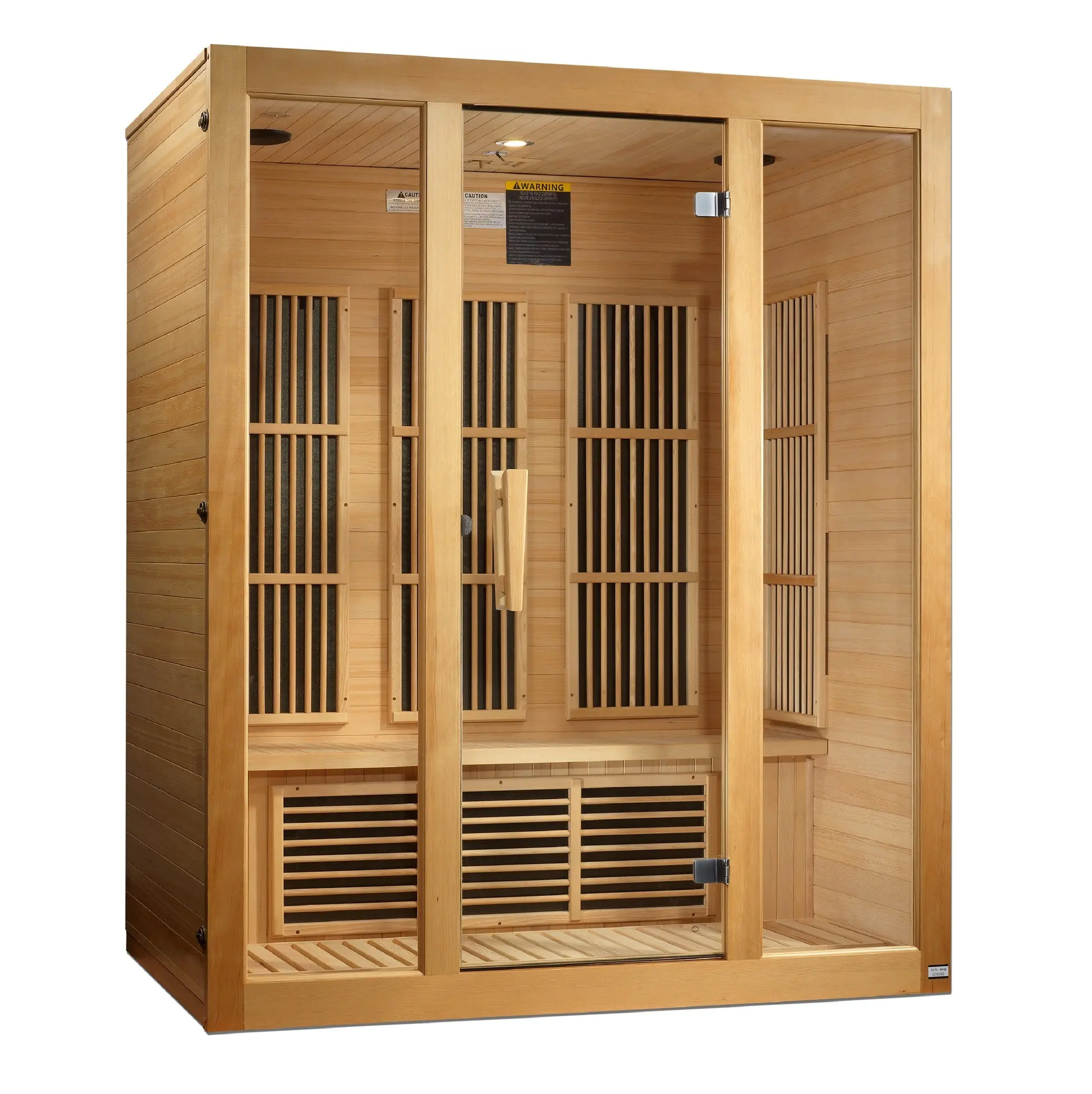 Maxxus "Bellevue" 3 Person Near Zero EMF FAR IR Sauna (MX-J306-01-ZF)