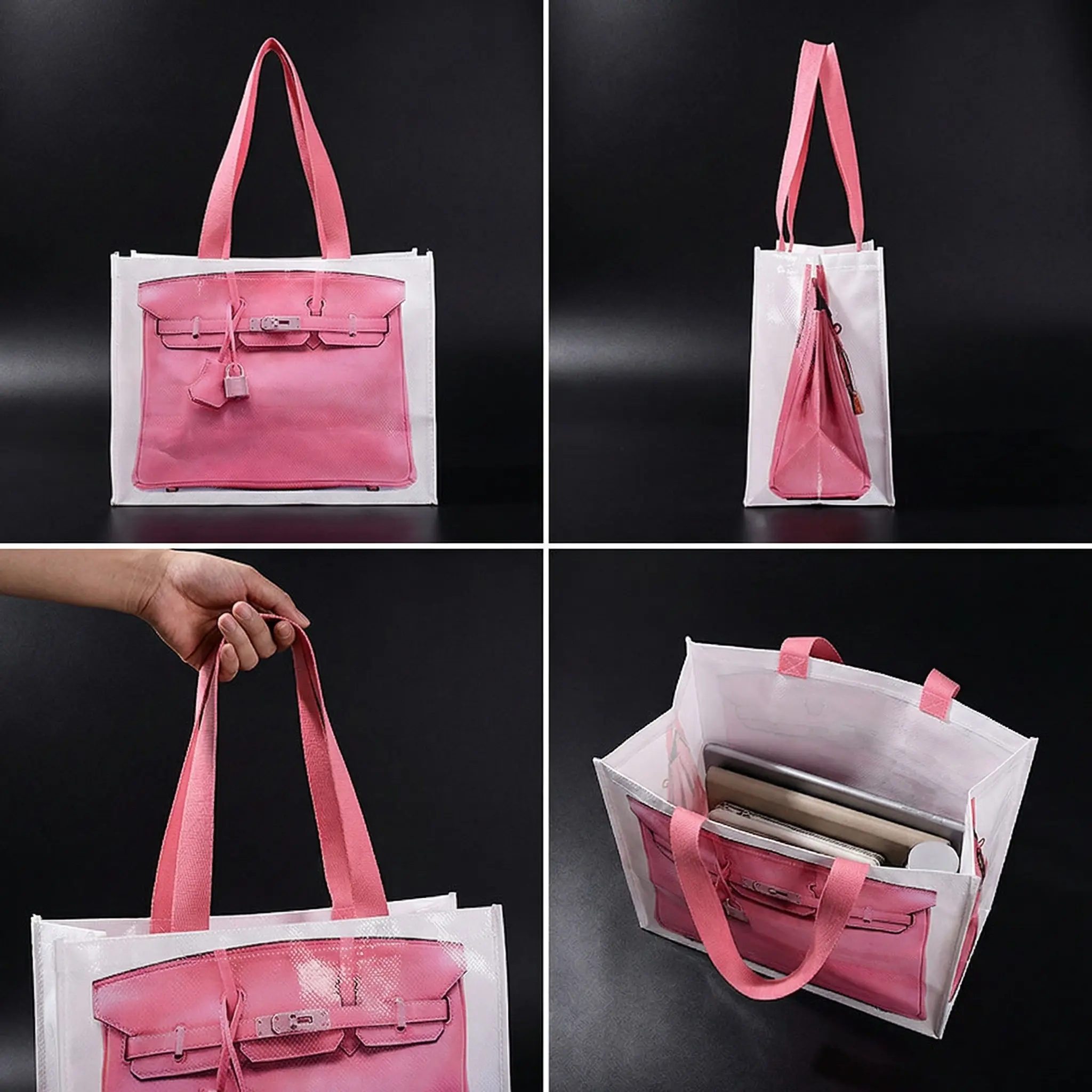 Viral Funny Woven Tote Bag | Cute & Trendy Grocery Bag for Women | Aesthetic Shoulder Shopper Tote | Funny Gift Idea for Friends