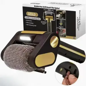 Electric BBQ Grill Brush, Bristle Free, Fast Clean, Cordless Rechargeable, Barbecue Utensils for Removes Rust & Grease, Barbecue Accessory for All Grill Types, Grill Season 2026