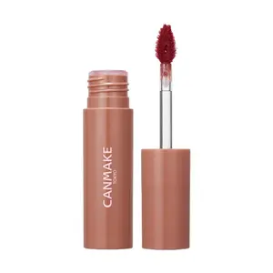 CANMAKE Tokyo Glassy Lip Gloss - Mirror Shine, Hydrating, Transfer-Proof Lipstick for All Skin Tones - Shade #03 Twilight Glaze (Creamy Beige Brown)