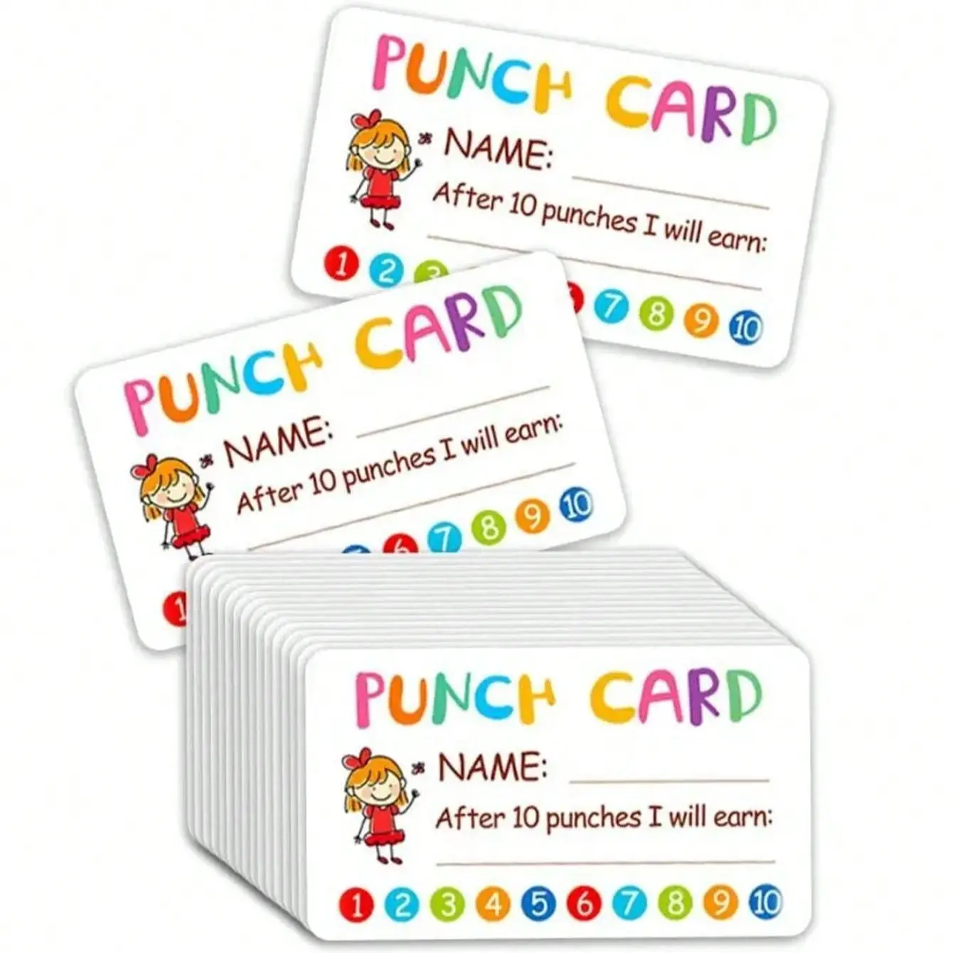 Reward Incentive Cards, Fun Learning Toys for Kids, Educational Game Accessories, Perfect Gift for Boys & Girls, Activity Cards