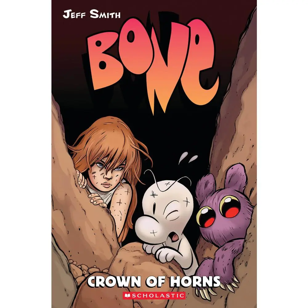 USED Book - Crown of Horns: A Graphic Novel (Bone #9) by Smith, Jeff (Paperback) - english