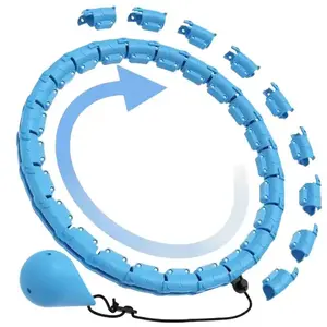 47 Inch 24 Segments Detachable Round Ring, Portable Splicing Ring for Home Casual Entertainment