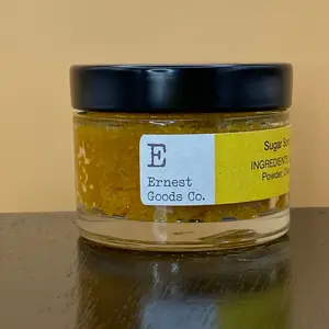 Turmeric Sugar Scrub body skin exfoliator Ultra Hydrating Essence Luxury