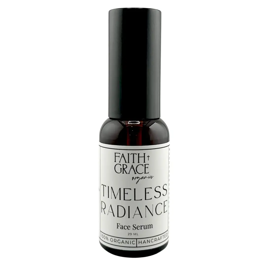 Timeless Radiance Organic Face Serum with Sea Buckthorn, Maracuja & Pomegranate - Skincare Treatment for Radiant Skin eye care