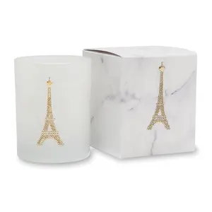 Primal Elements  Jaime Paris 9.5 oz. Icon Candle in White Marble