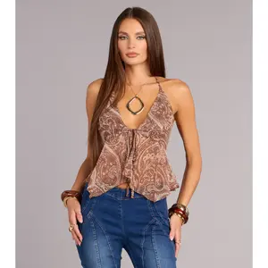 Styled And Booked Halter Top