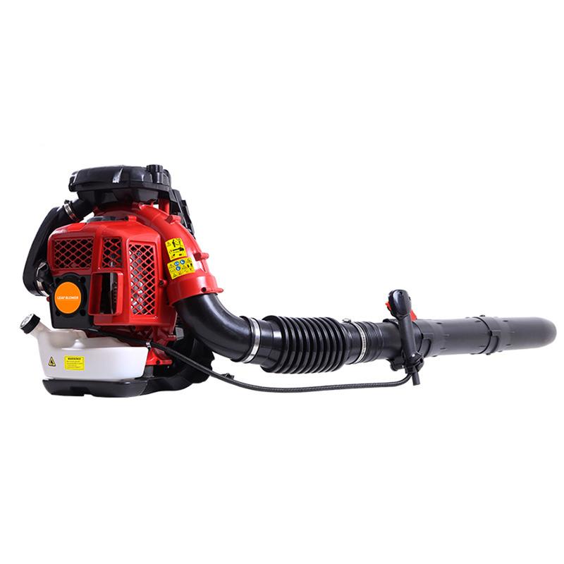 80CC Gas Powered Backpack Leaf Blower 900CFM, Powerful 206MPH Extreme Duty 2-Cycle Petrol Powered Leaf blowers for Lawn/Garden Care Yard Snow/Grass Blowing Dust Debris from US Red