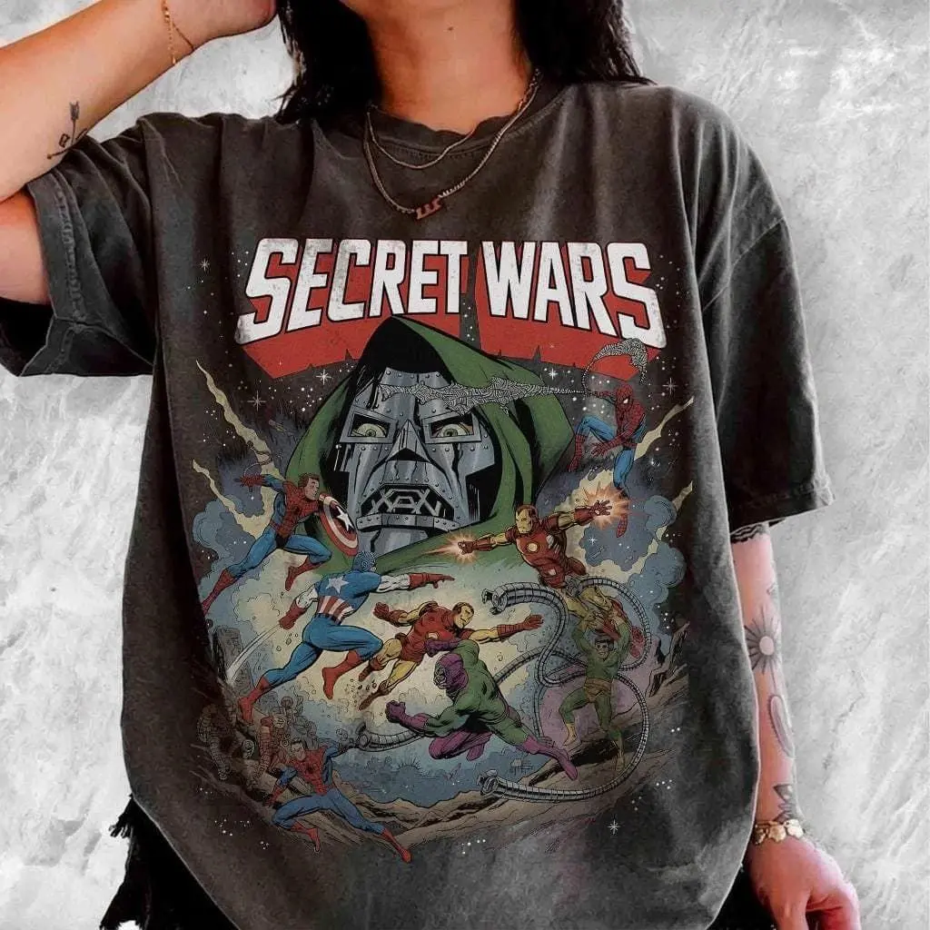 Vintage Secret Wars - Doctor Doom Comfort Colors Shirt, Doomsday Avengers shirt
