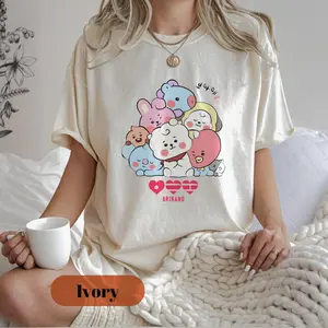 BT21 Chibi World Tour T-Shirt, Bangtan 2026 Concert Shirt, Merch for Kpop Fan
