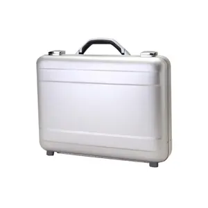 TZ Case  Molded Aluminum Attache Case, Silver - 4 x 13 x 18 in.